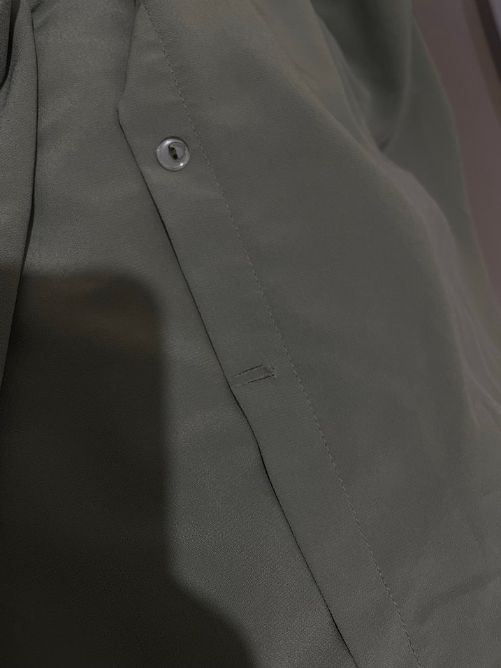 Gri Uzun Kollu Salaş Kadın Elbise - Görsel 4