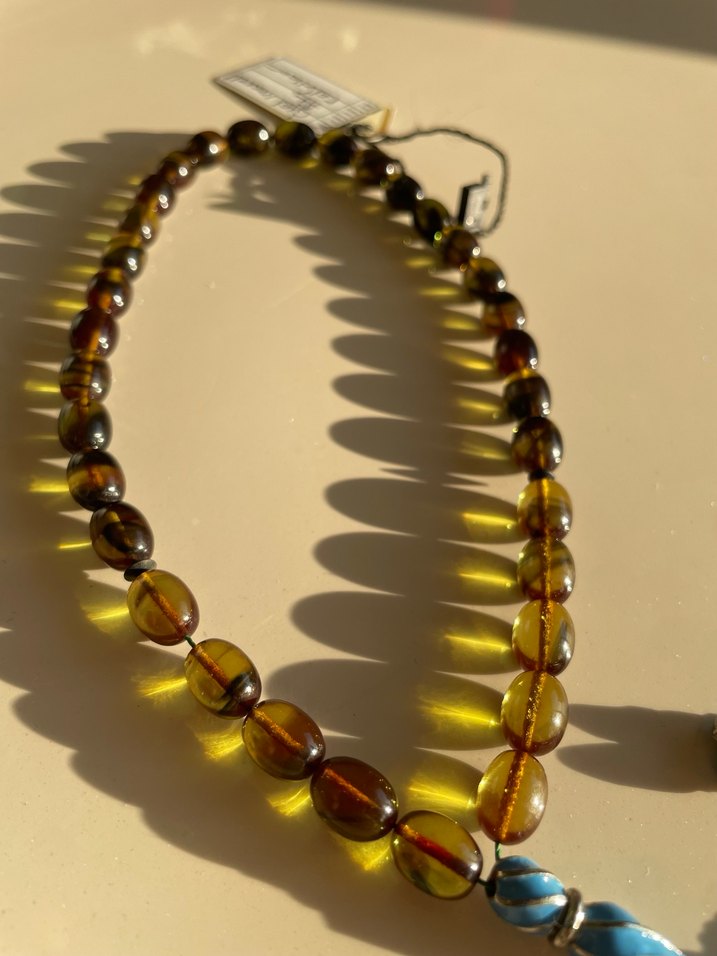 Ozel imameli hareli ates kehribar - Görsel 2