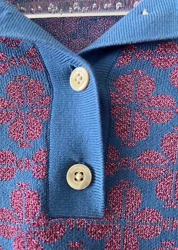 s Beden mor Renk Kate Spade Polo Yakalı Triko