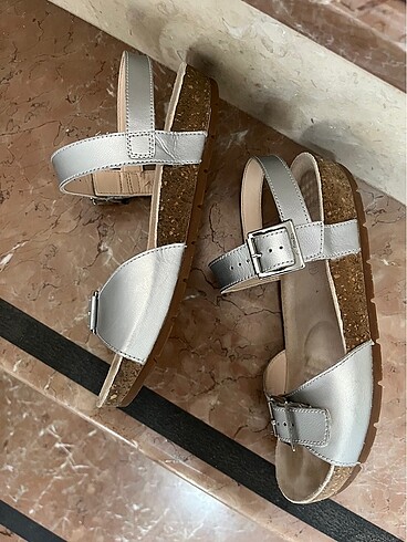 Clarks Clarks Gümüş Sandalet