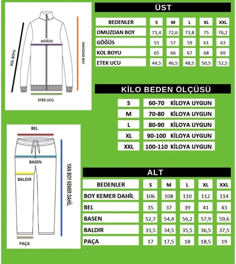 Sıfır Etiketli Erkek Eşofman Takımı  Bordo  Büyük Beden 3XL - Görsel 4