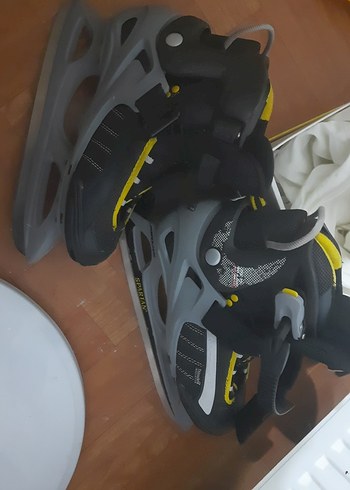 Sarı Renkli Bağcıklı Hokey/Buz Pateni - Görsel 6