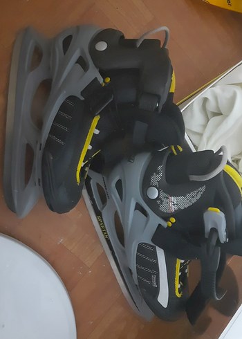 Sarı Renkli Bağcıklı Hokey/Buz Pateni - Görsel 5