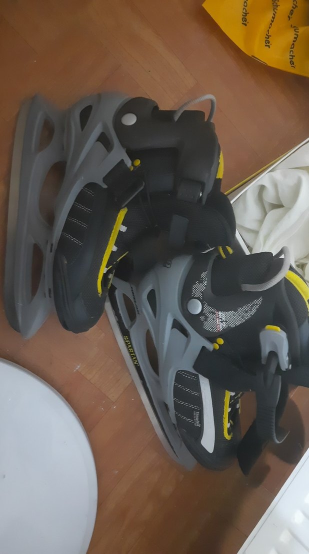 Sarı Renkli Bağcıklı Hokey/Buz Pateni - Görsel 5