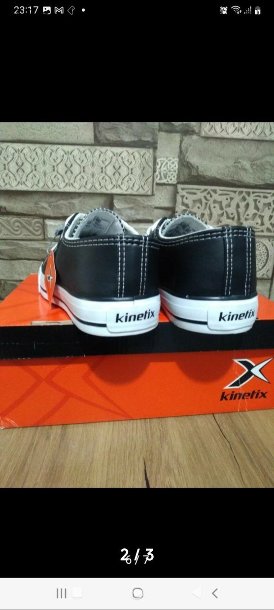 Kadın Siyah Renkli Bağcıklı Sneaker - Görsel 2