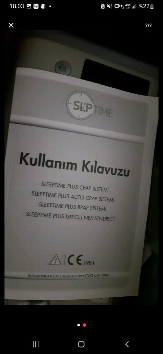 Cpap Bpap Bakım Cihazı - Görsel 2