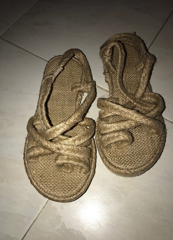 Hasır sandalet - Görsel 3