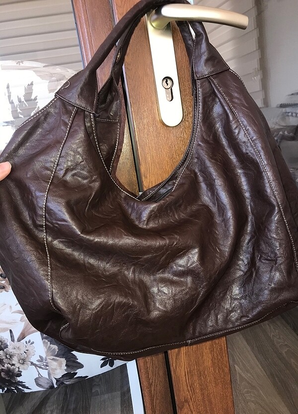 Hakiki deri çanta - Görsel 2