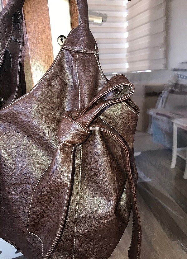 Hakiki deri çanta - Görsel 3