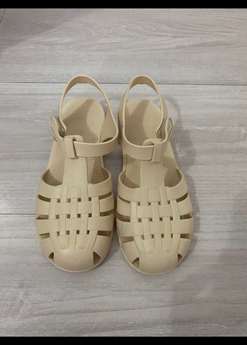 kız çocuk erkek çocuk igor sandalet krem renk - Görsel 3