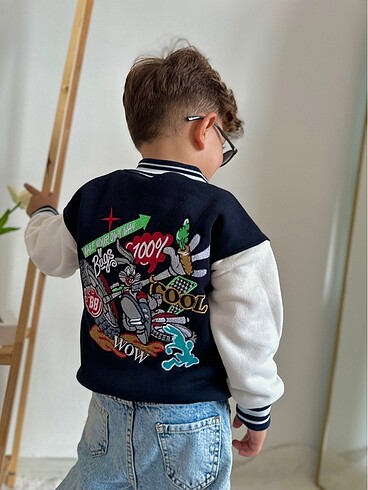 4 Yaş Beden çeşitli Renk Kolej ceket