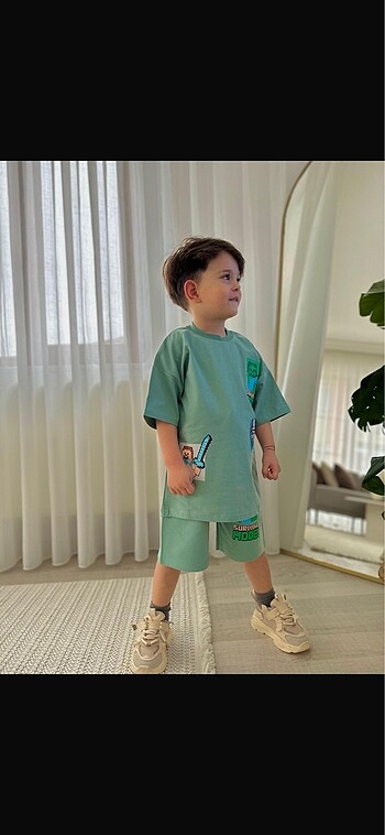 5 Yaş Beden Çocuk yazlık takım