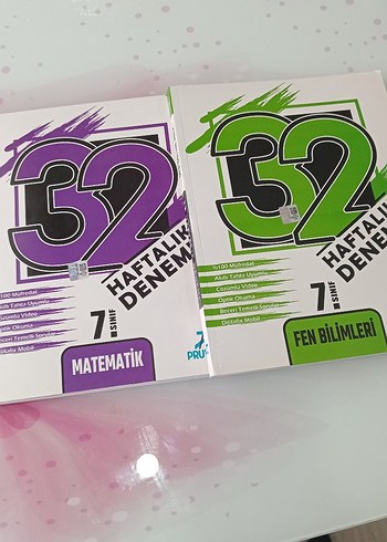 7. Sınıf Matematik ve Fen Bilimleri Deneme Kitapları - Görsel 2