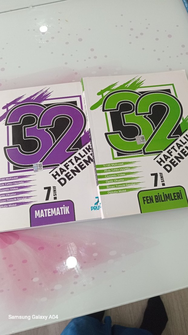 7. Sınıf Matematik ve Fen Bilimleri Deneme Kitapları - Görsel 2