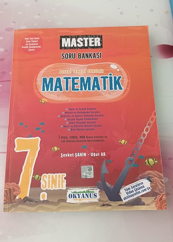 Master 7. Sınıf Matematik Soru Bankası - Görsel 2