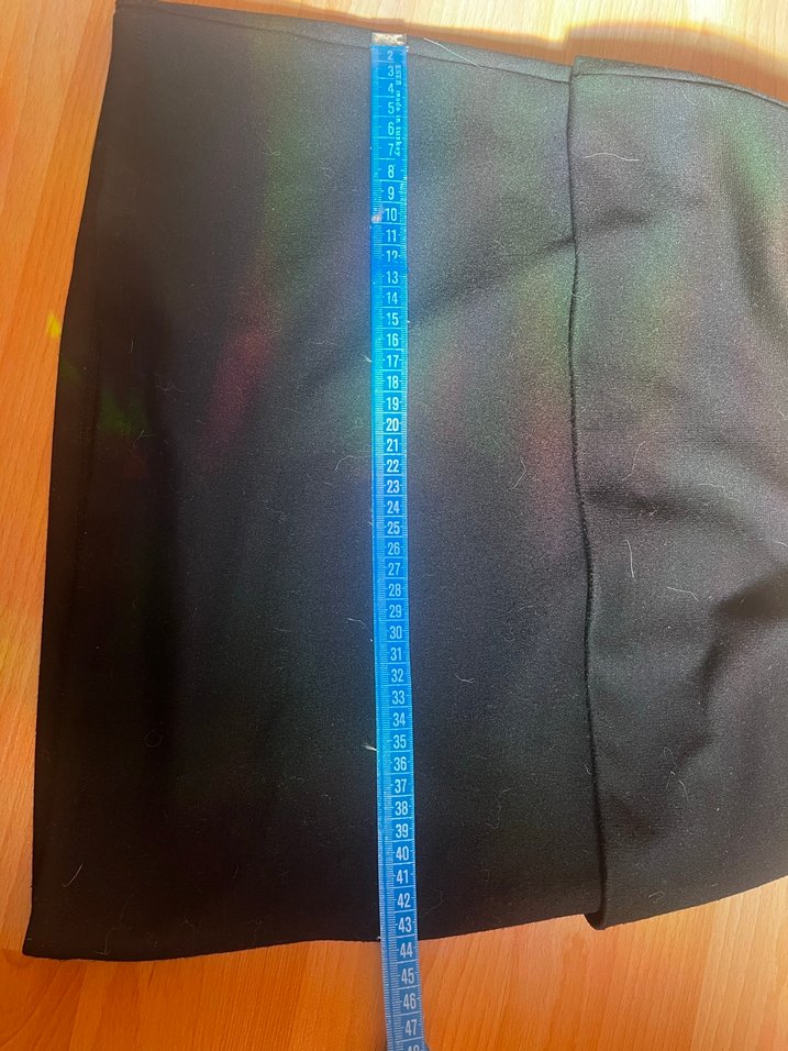 Kadın Siyah Likralı Mini Etek - Görsel 5