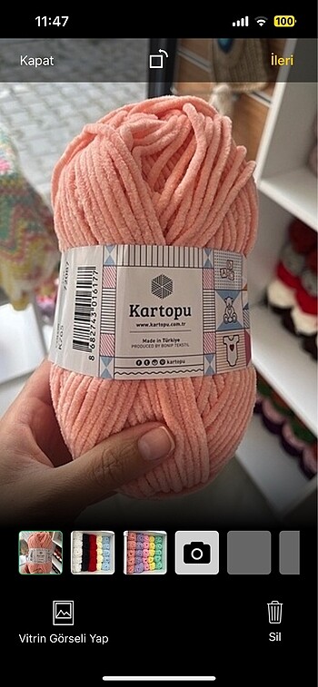 Kartopu kadife ip