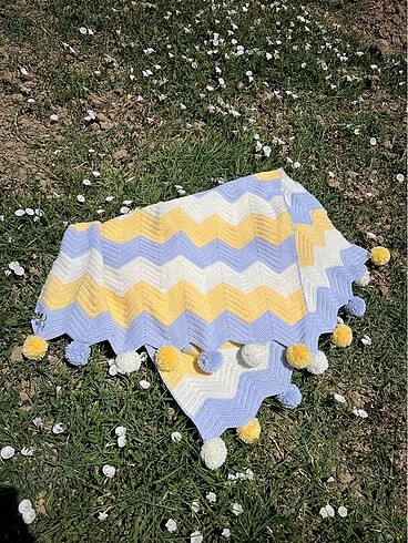 Zigzag desen örgü baytaniye