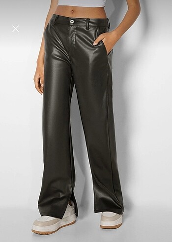 Bershka Deri pantolon