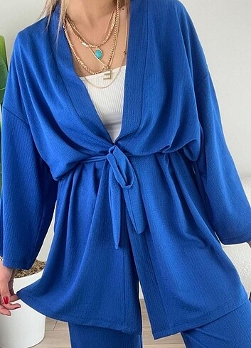 Bürümcük Kumaş Kimono Takim