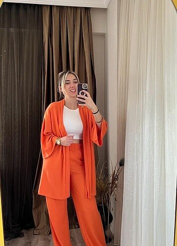 l Beden Bürümcük Kumaş Kimono Takim