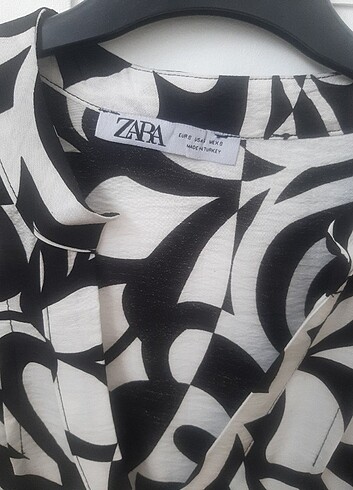 Zara Zara Keten Elbise 