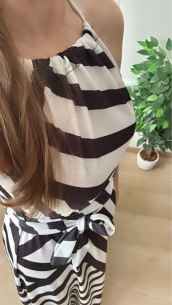 xxl Beden siyah Renk Geometrik Desen Kuşaklı Süprem Elbise S/M L/XL 2XL/3XL Bedenli