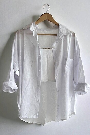 Oversize Pamuk gömleğimizde İNDİRİM