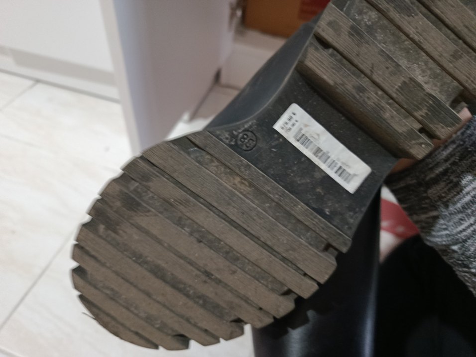 Siyah Deri Dizüstü Stiletto Bot - Görsel 5