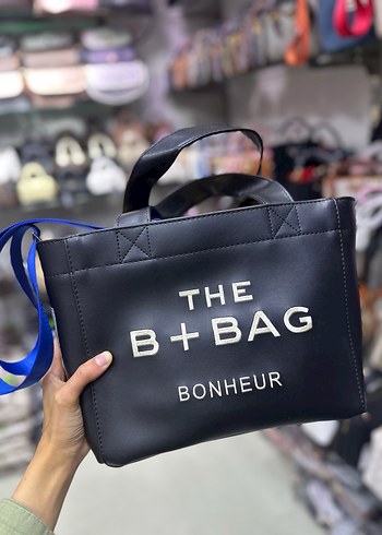 Siyah Deri Kadın El Çantası - THE B+BAG