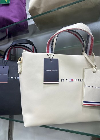 Tommy Hilfiger Beyaz Kadın El Çantası