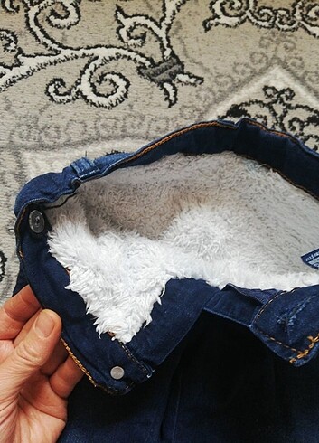 24-36 Ay Beden İçi yünlü kot pantolon 