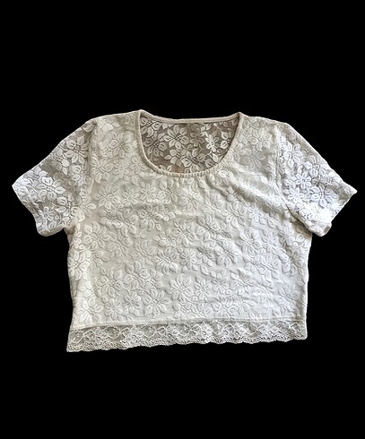Dantelli crop bluz