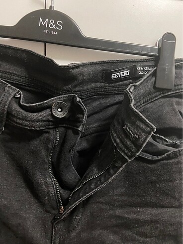 Seven 7 Los Angeles Jeans Erkek siyah jean