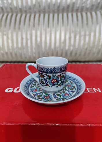 Güral porselen çini kahve fincanı topkapı