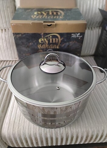 Evimşahane marka 10 lt tencere 