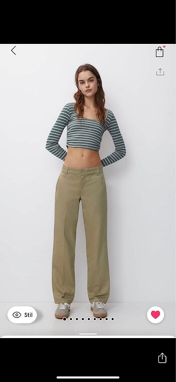 Pull and Bear Chino Pantolon Yeni