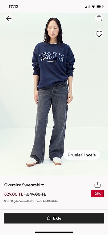 H&M H&M Yale Sweatshirt