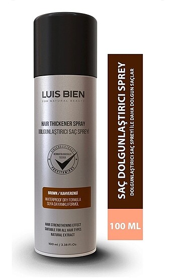 Luis bien saç dolgunlaştı sprey