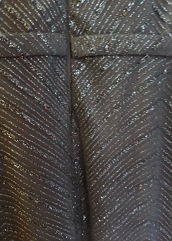 Uzun Kollu İşlemeli Bej Abiye Elbise - Görsel 10