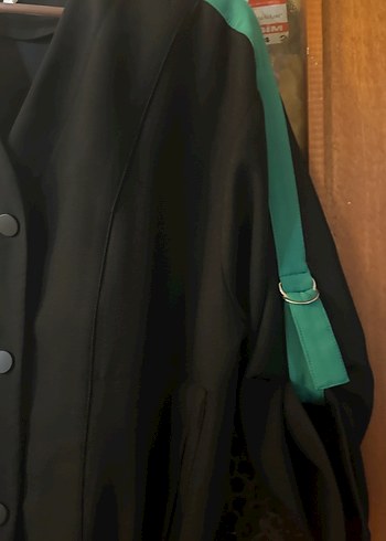 Düğmeli Siyah  Kadın Ceket - Görsel 6