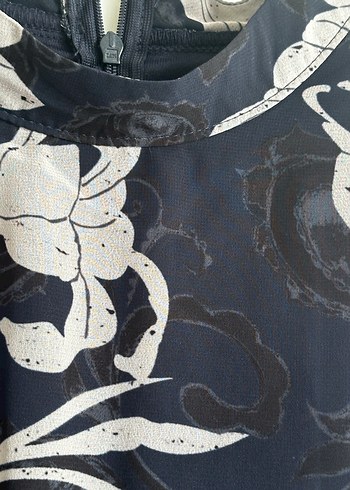 Gri Uzun Kollu Volanlı Bohem Elbise - Görsel 7