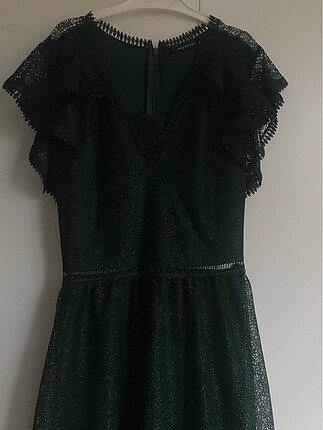 Trendyol milla yesil elbise - Görsel 2