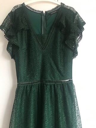 Trendyol milla yesil elbise - Görsel 5