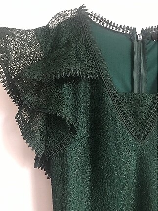 Trendyol milla yesil elbise - Görsel 6