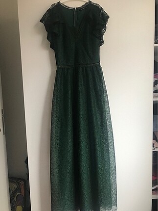 Trendyol milla yesil elbise - Görsel 3