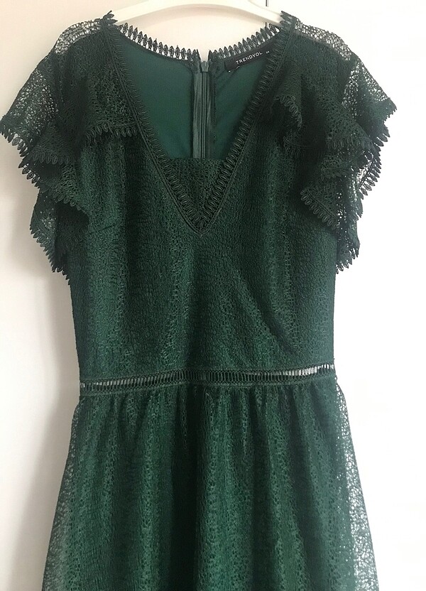 Trendyol milla yesil elbise - Görsel 5