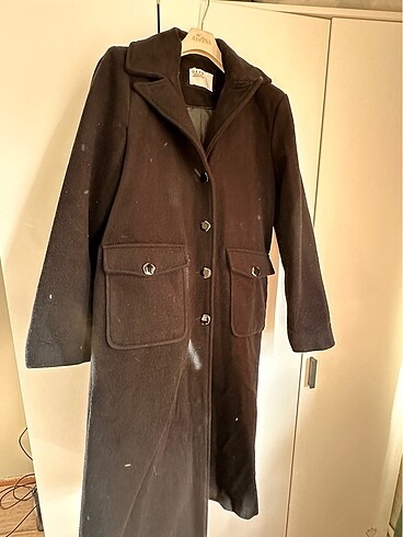 Kaşmir karışımlı yün kaban oxxo - Görsel 13