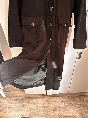 Kaşmir karışımlı yün kaban oxxo - Görsel 12