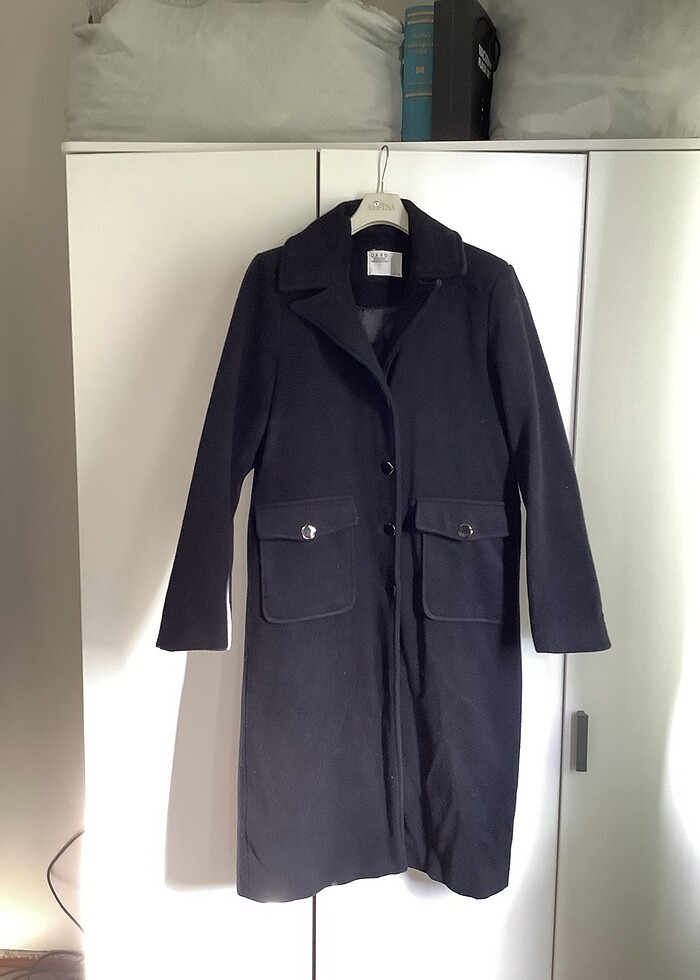 Kaşmir karışımlı yün kaban oxxo - Görsel 2